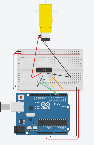 dc motor scheme